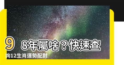 98年屬|生肖查詢：1998年屬什麼生肖？